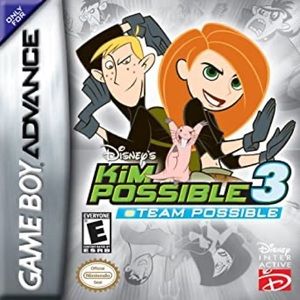 DISNEY'S Kim Possible 3: Team Possible Game Boy Advance GBA Video Game
